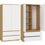 TP Living Malwa I 90 cm dub artisan / bílá – Zboží Dáma