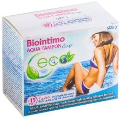 BioIntimo Aqua-tampon menstruační kalíšek vel. 2 – Zboží Dáma