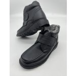 Man shoes pánské zimní vyšší boty černé – Zboží Dáma