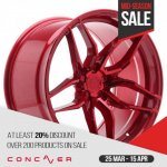 Concaver CVR3 10,5x20 5x120 ET15-45 candy red – Sleviste.cz