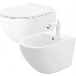 Rea Set WC závěsné mísy + bidetu CARTER bílý – Hledejceny.cz