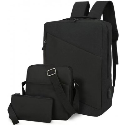 DeTech Batoh pro notebook Power Backpack BP-06, 3in1, 15.6", černá – Sleviste.cz