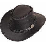 Scippis Klobouk australský kožený Bushman černá – Zboží Dáma