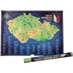 Stírací mapa České republiky 82 x 59 cm – Sleviste.cz