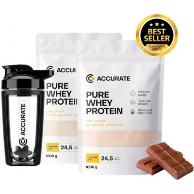 AKCE 1+1 Accurate+ Pure Whey 1000 g + ZDARMA Šejkr 500 ml – Sleviste.cz