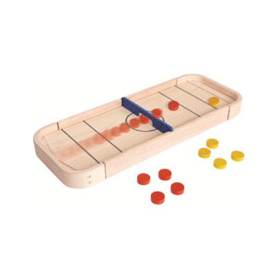 Plan Toys Shuffle board Hra 2 v 1 – Zbozi.Blesk.cz