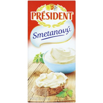 Président Tavený sýr smetanový 150g – Zboží Mobilmania