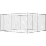 vidaXL Venkovní psí kotec 383 x 383 x 185 cm – Zboží Dáma