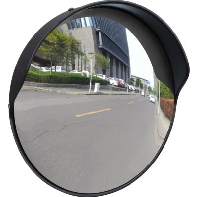 vidaXL Dopravní vypouklé zrcadlo PC plast 30 cm venkovní [153081] Barva: Černá | Zboží Auto
