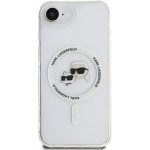 Karl Lagerfeld IML K&CH Heads Metal Frame MagSafe Zadní Kryt pro iPhone 16e Transparent – Zboží Mobilmania