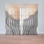 Sablio Záclony Korzet: 2ks 150x250cm – Hledejceny.cz