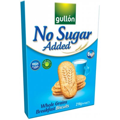 Gullón Breakfast celozrnné sušenky bez přidaného cukru 216 g – Sleviste.cz