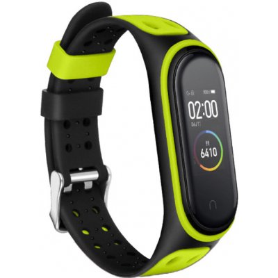 Xiaomi Mi Band 5/6 náhradní náramek Jemný silikon Černo zelená MBSCZ-JS5CZ – Zbozi.Blesk.cz