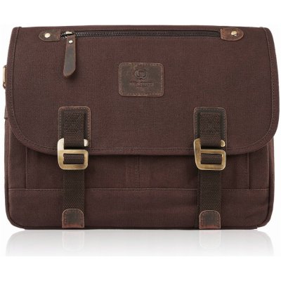 Paolo Peruzzi taška na dokumenty z plátna bez vzoru – Hledejceny.cz