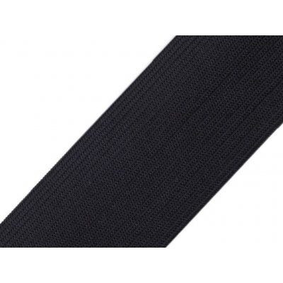 Pruženka hladká šíře 60 mm tkaná Varianta: 2 černá, Balení: 25 m