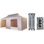 TENTino BIG HEXAGON EXTRA HIGH ROOF 4x8 m 3A - BÉŽOVÁ – Hledejceny.cz