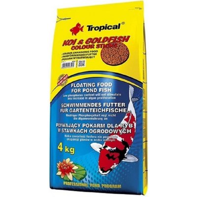 Tropical Pond sticks Colour 4 kg