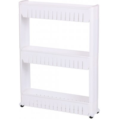 DOCHTMANN Regál do koupelny – úzký, bílý, plast, 54 × 72 × 12 cm – Zboží Dáma