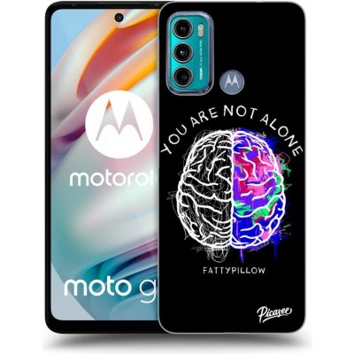 Pouzdro Picasee silikonové Motorola Moto G60 - Brain - White čiré – Zboží Mobilmania