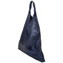 Dámská kožená kabelka Donatella 713719 PERLEŤOVĚ modrá