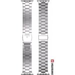 SWISSTEN ŘEMÍNEK PRO APPLE WATCH KOVOVÝ 38/40/41 mm STŘÍBRNÝ 46000302 – Zboží Mobilmania