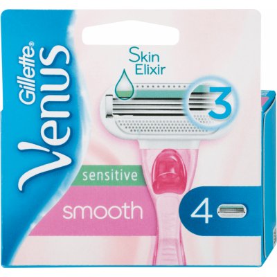 Gillette Venus Smooth Sensitive 4 ks – Zboží Mobilmania