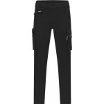 James & Nicholson Kalhoty JN 1858 Slim Line do pasu black Černá