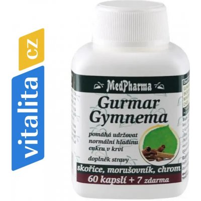 MedPharma Gurmar Gymnema 67 kapslí – Hledejceny.cz