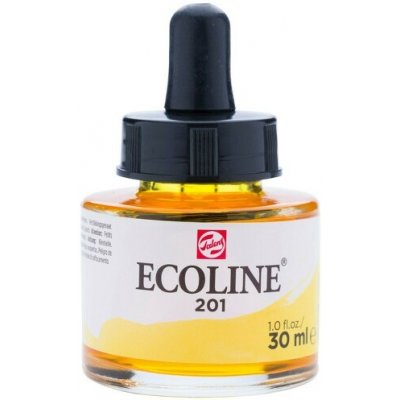 Ecoline Royal Talens Akvarelový inkoust 30ml light yellow – Zboží Mobilmania