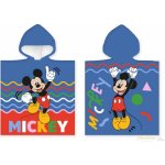 Carbotex Pončo Veselý Mickey Mouse 50 x 110 cm – Zbozi.Blesk.cz