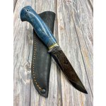 Kuznica Nazarova Bars, damaškový pevný nůž, karelská bříza NAZ-241
