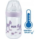 Nuk Nature Sense láhev s kontrolou teploty fialová 260ml – Hledejceny.cz