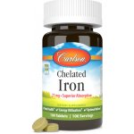 Carlson Labs Chelated Iron 100 tablet – Hledejceny.cz