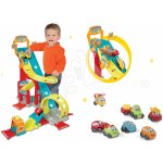 Smoby Set elektronická autodráha pro děti Mega Jump Vroom Planet skákající a souprava 8 autíček – Zboží Mobilmania