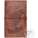 CurePink Pracovní poznámkový blok Harry Potter: Pobertův plánek 19,5 x 12 cm CTBV001 – Zboží Živě