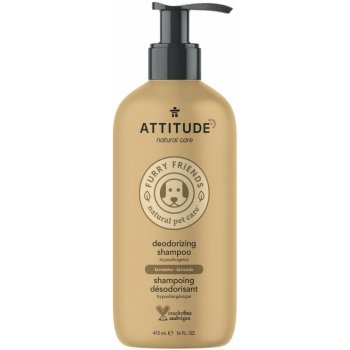 Attituda Furry Friends Přírodní šampon pro zvířecí mazlíčky odstraňující zápach 473 ml