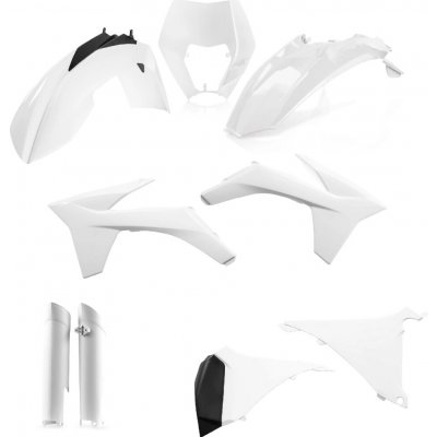 Acerbis plastový full kit KTM EXC-F/12/13 bílá – Zboží Mobilmania