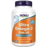 Now Foods Ultra Omega-3 Rybí olej 500 EPA + 250 DHA x 180 softgel kapslí – Zbozi.Blesk.cz