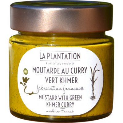 La Plantation Francouzská hořčice se zeleným khmerským kari 120 g – Zboží Dáma