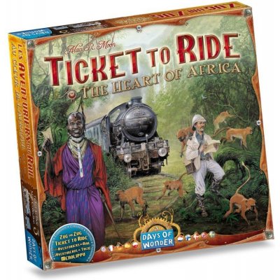 Days of wonder Ticket to Ride The Heart of Africa – Hledejceny.cz