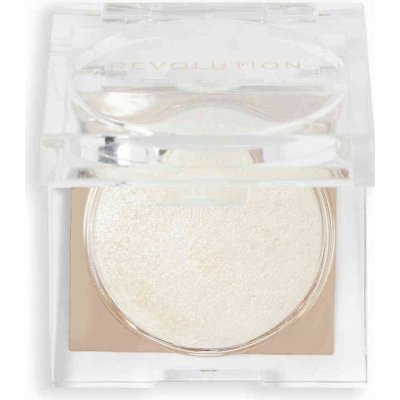 Makeup Revolution Beam Bright kompaktní pudrový rozjasňovač Diamond Glow 2,45 g – Zboží Dáma