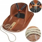 Baby Mix Plastové sáňky s opěradlem MINI růžová – Sleviste.cz