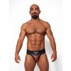 Pánské erotické prádlo Mister B Leather Premium Jockstrap Black - kožené joscky MEDIUM