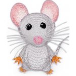 Nažehlovačka myš 50x80 mm šedá – Hledejceny.cz