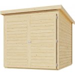 Karibu dřevěná garáž FAHRRADGARAGE 4 12484 natur LG5025