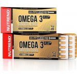 Nutrend Omega 3 Plus Softgel Caps bez příchuti 120 kapslí – Hledejceny.cz