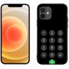 Pouzdro a kryt na mobilní telefon Apple mmCase na iPhone 12 mini černý číselník