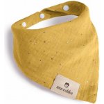 Maceshka slintáček Nature jednoduchý se zlatým puntíkem Mimosa zlatý puntík – Zboží Dáma