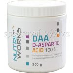 NutriWorks DAA D-Aspartic Acid 200 g – Zbozi.Blesk.cz