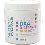 NutriWorks DAA D-Aspartic Acid 200 g – Hledejceny.cz